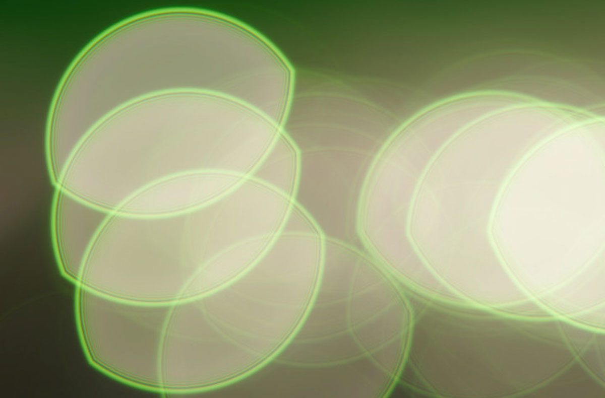 口径食とレモンボケ