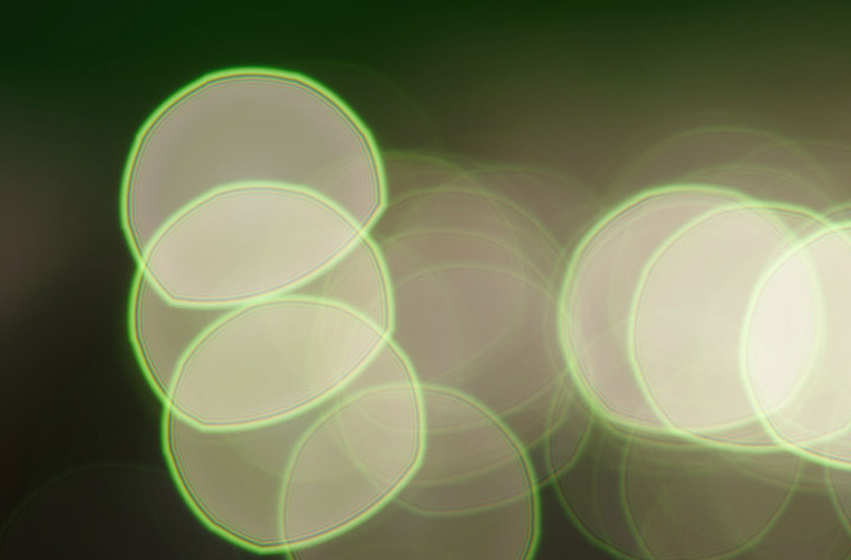 口径食とレモンボケ