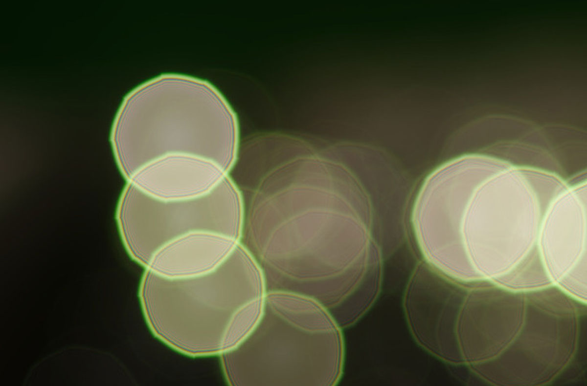 口径食とレモンボケ