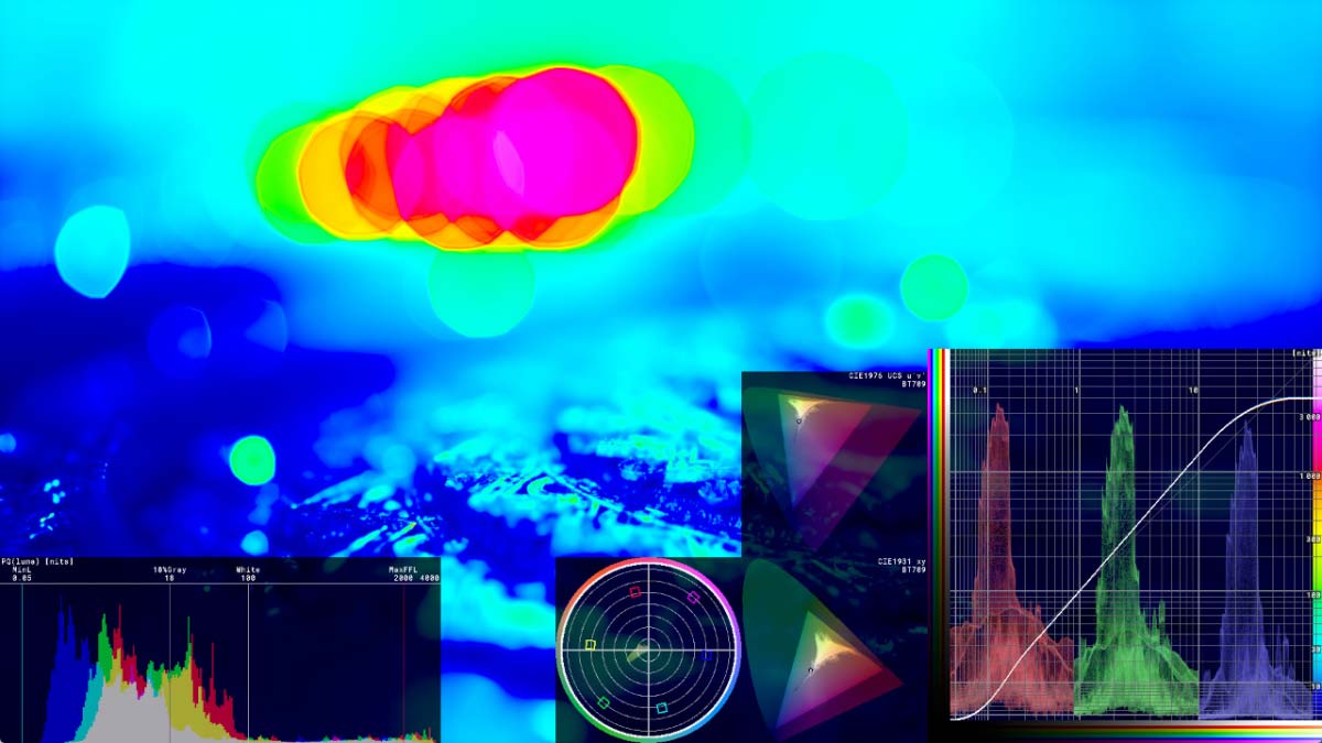 ヒートマップ表示(4000-nit)