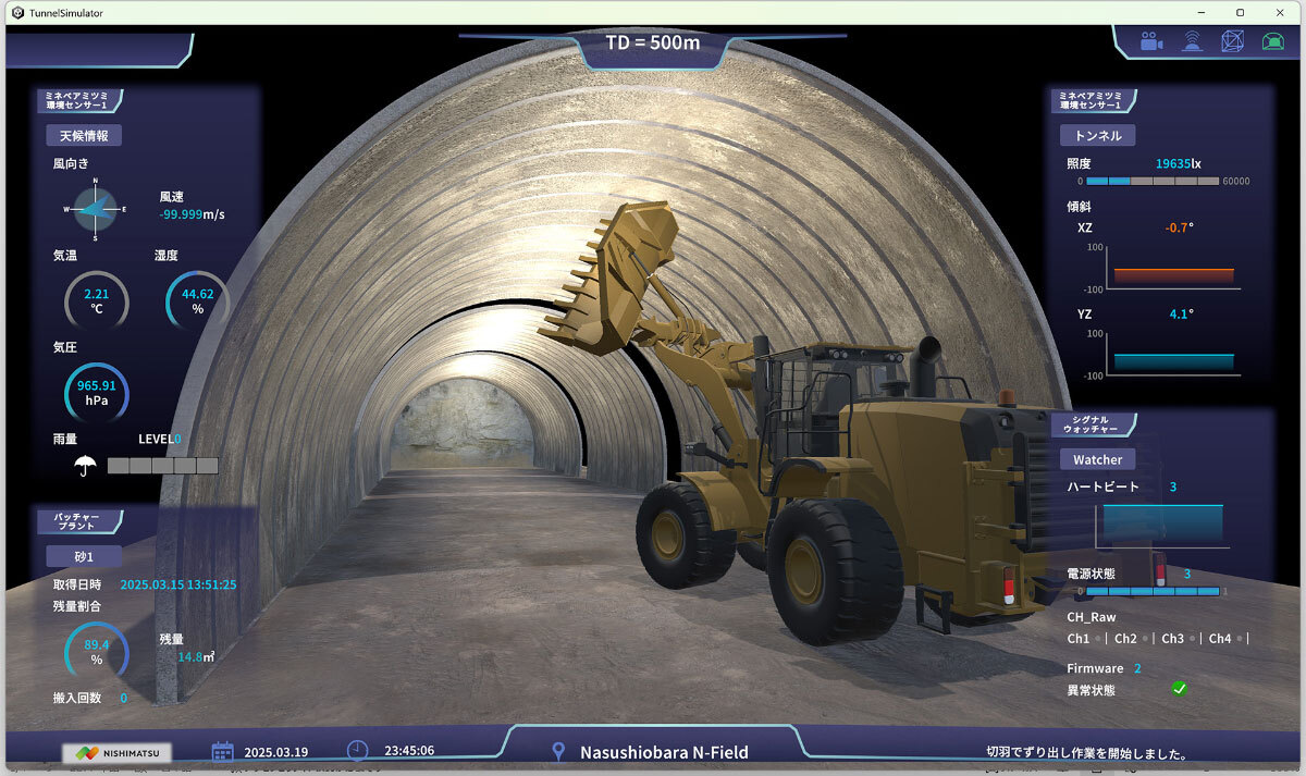 デジタルツイン(通常モード)